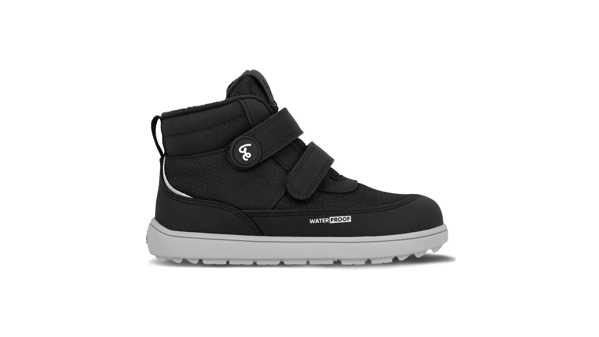Dětské zimní barefoot boty Be Lenka Zippu - Black & Grey