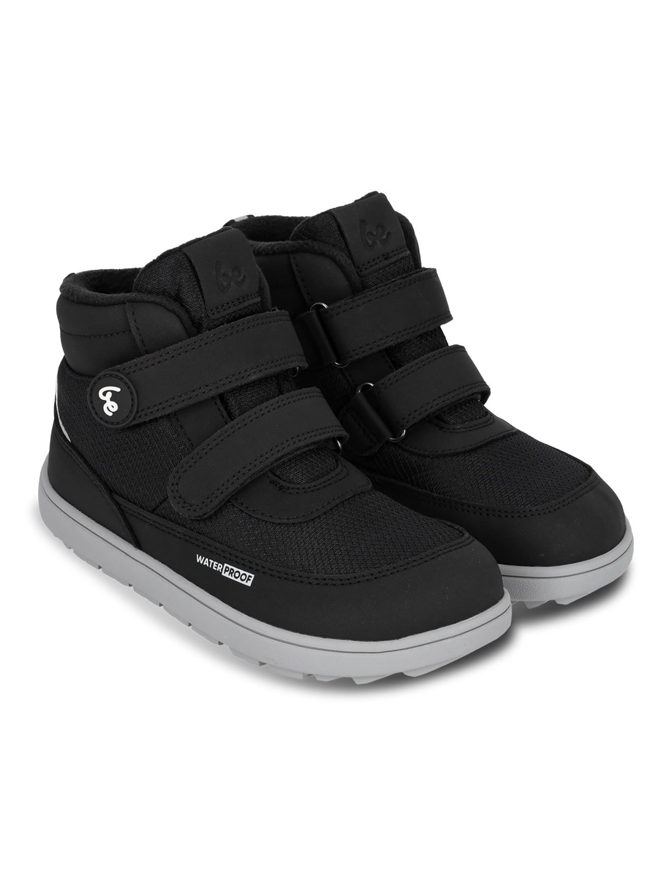 Dětské zimní barefoot boty Be Lenka Zippu - Black & Grey