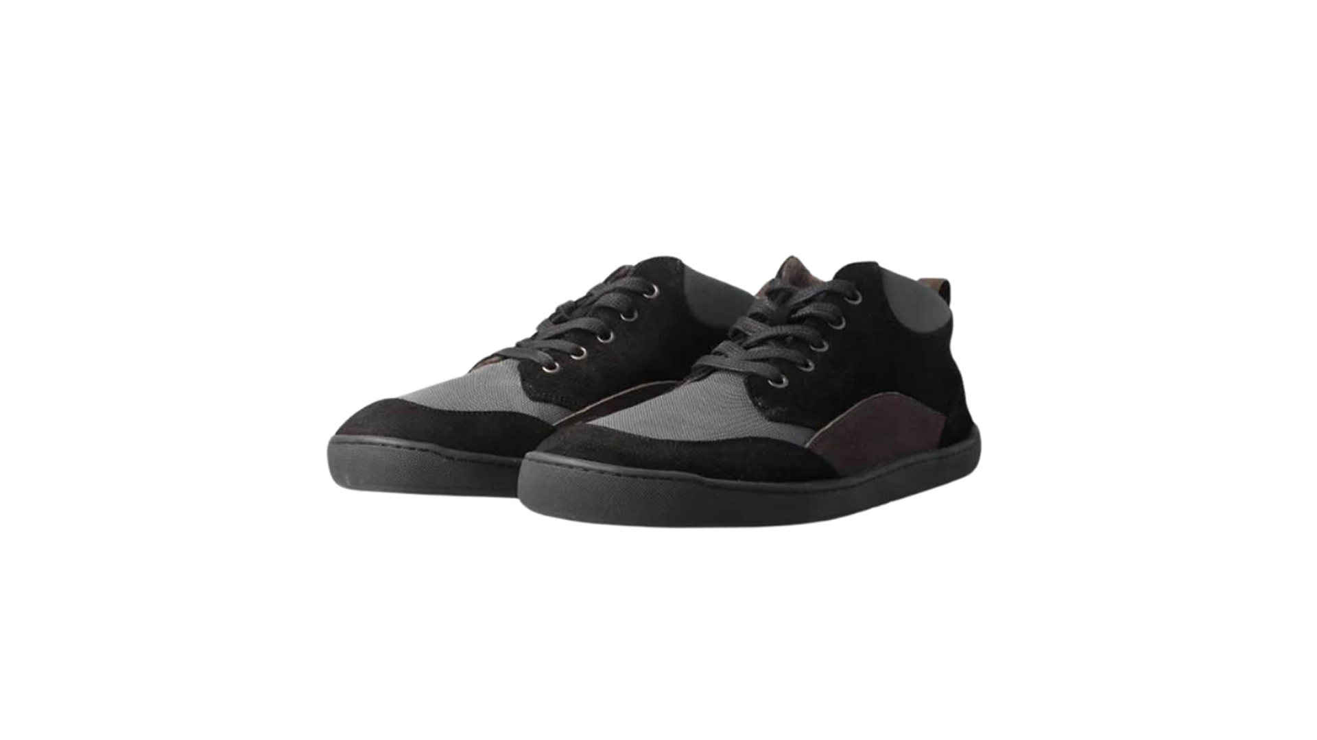 bLIFESTYLE revivedSTYLE schwarz - kožené barefoot boty v černé barvě. Pohled zleva zpředu.