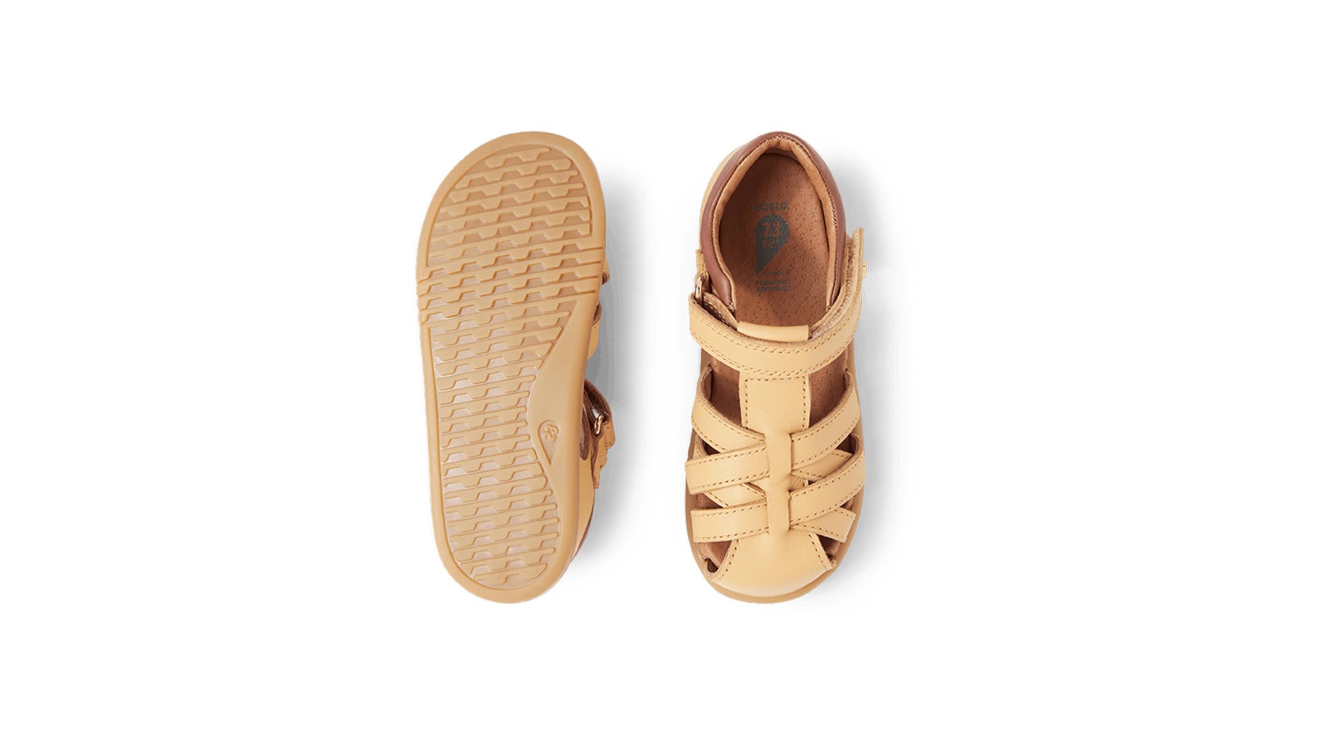 Bobux I Walk Cross Jump Oak Buff - pohled shora
