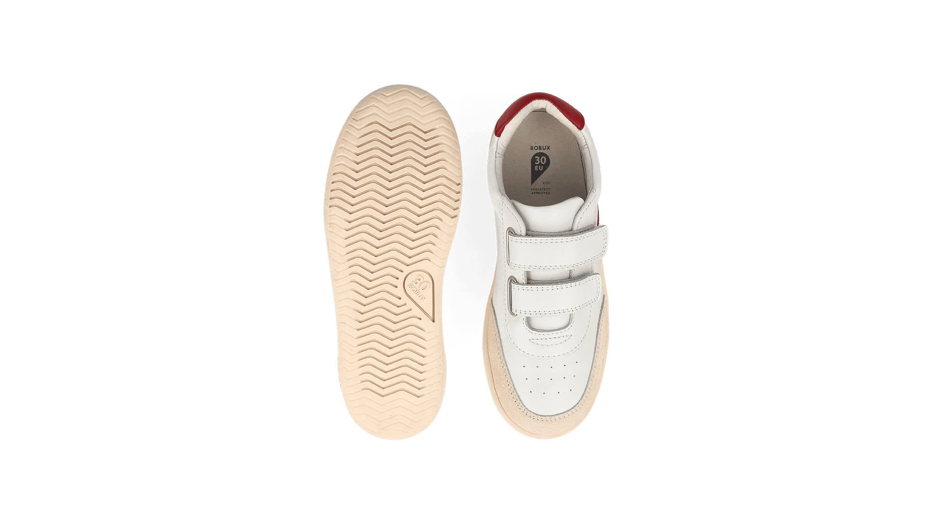 Bobux Kid Plus Champ Chalk Radiant Red - svršek - podrážka