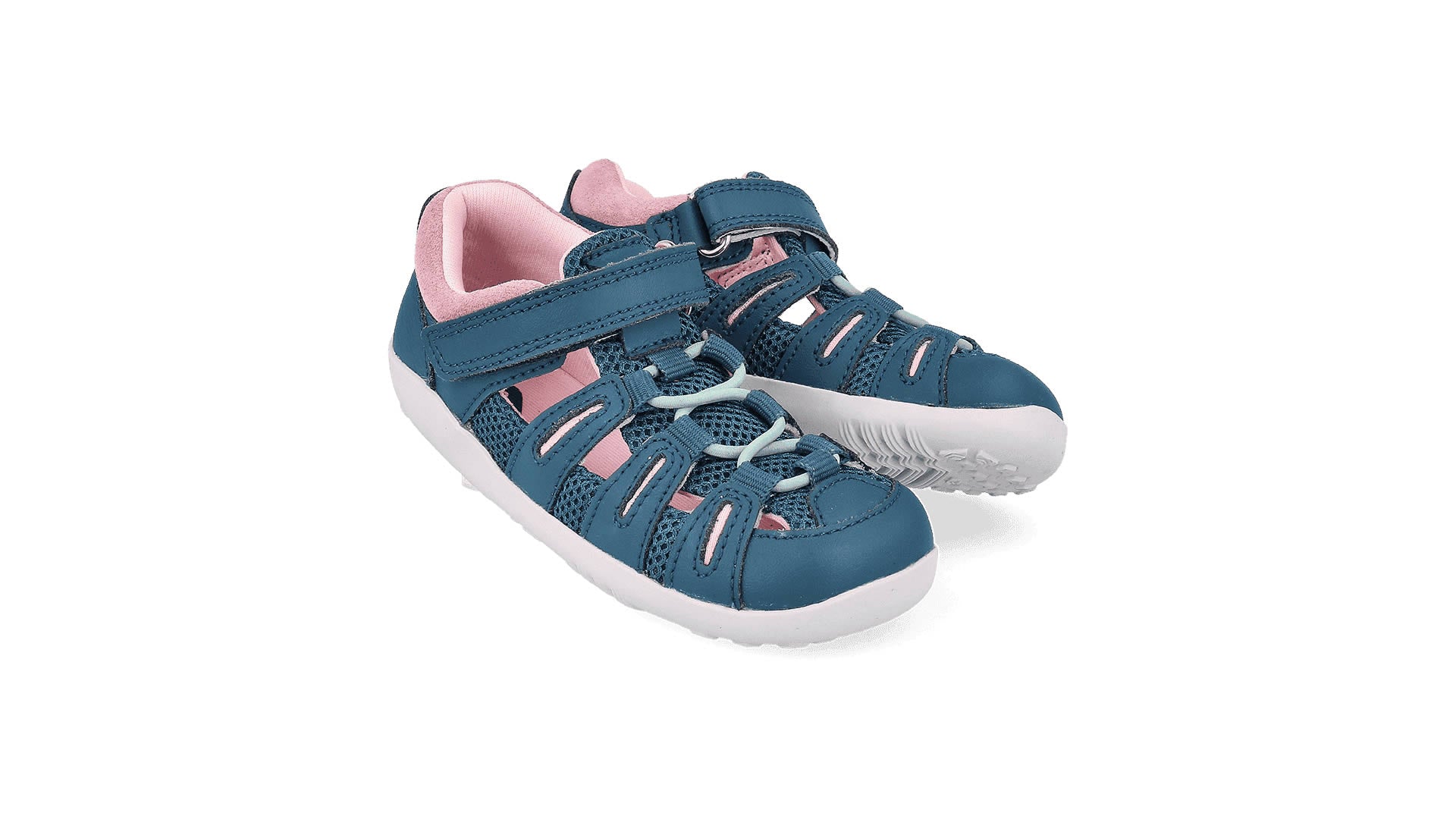 Bobux Kid Plus Summit Summit Tidal Teal Pink Diamond - boční pohled