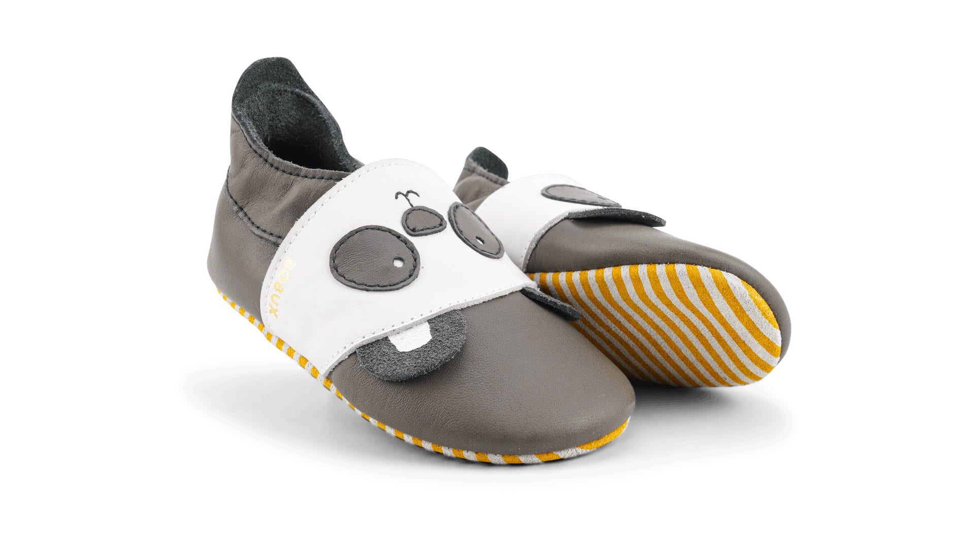 Bobux Soft Sole Bam Boo Charcoal - boční pohled