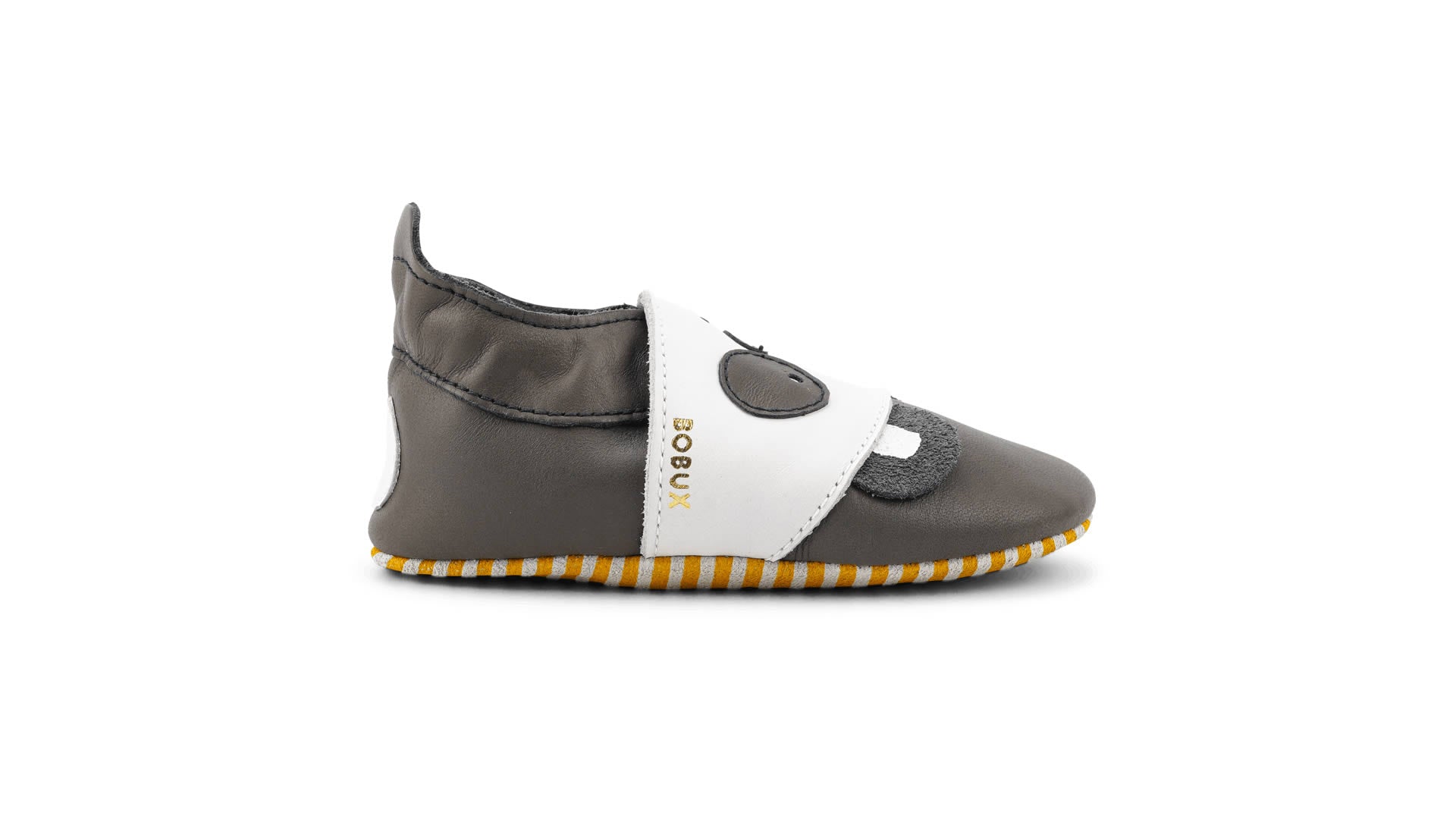 Bobux Soft Sole Bam Boo Charcoal - pravý bok