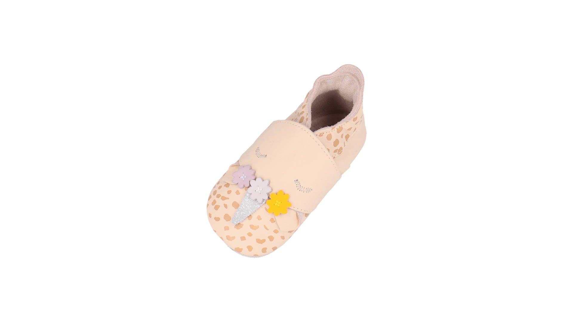 Bobux Soft Sole Dream Oat - pohled shora jedna bota