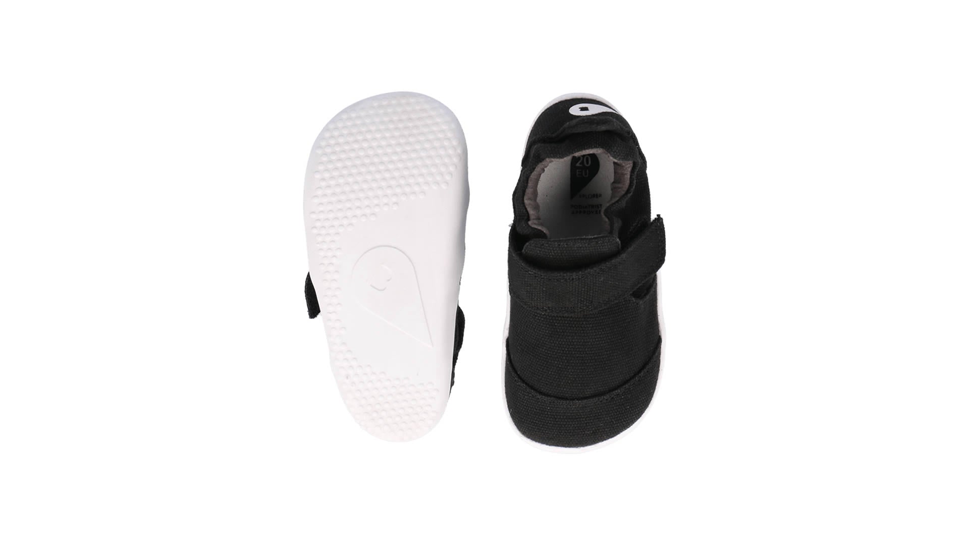 Bobux Xplorer Go Organic Black - svršek - podrážka