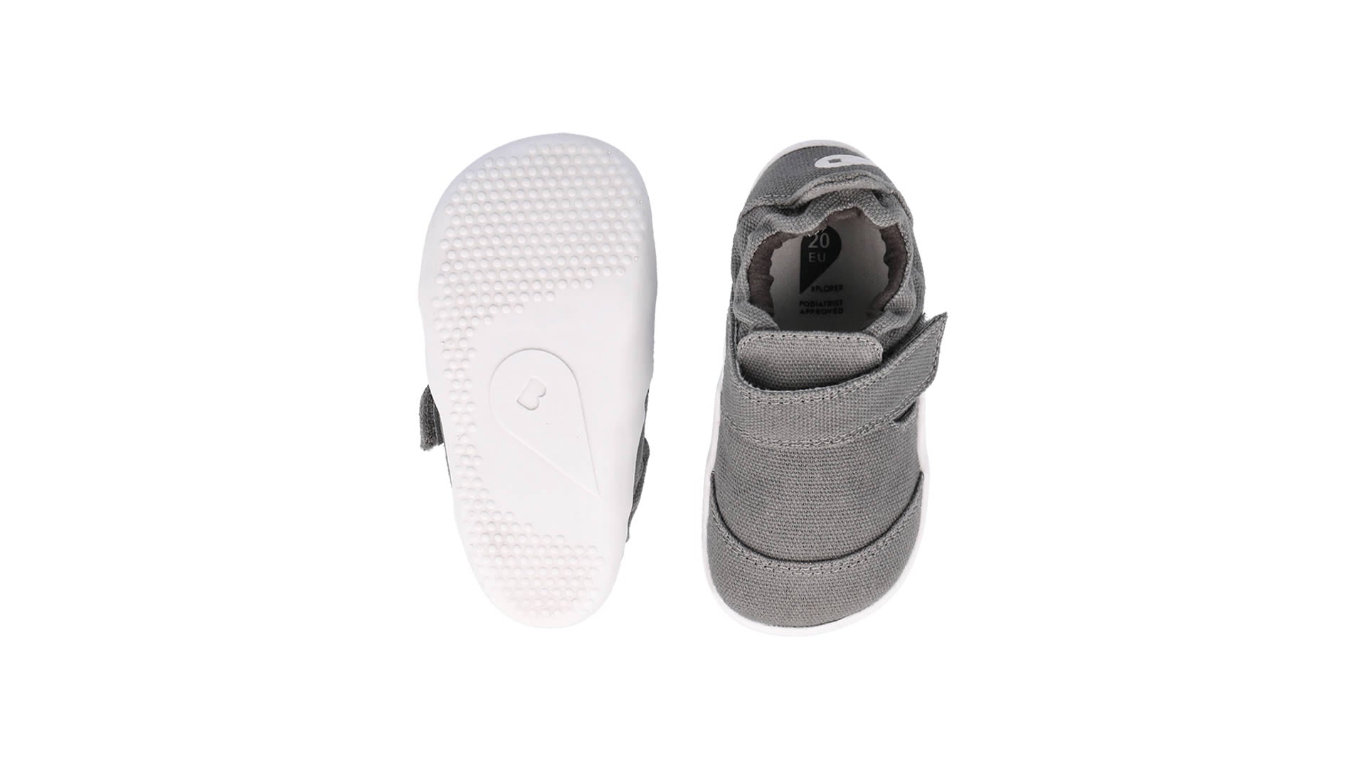 Bobux Xplorer Go Organic Charcoal - svršek - podrážka