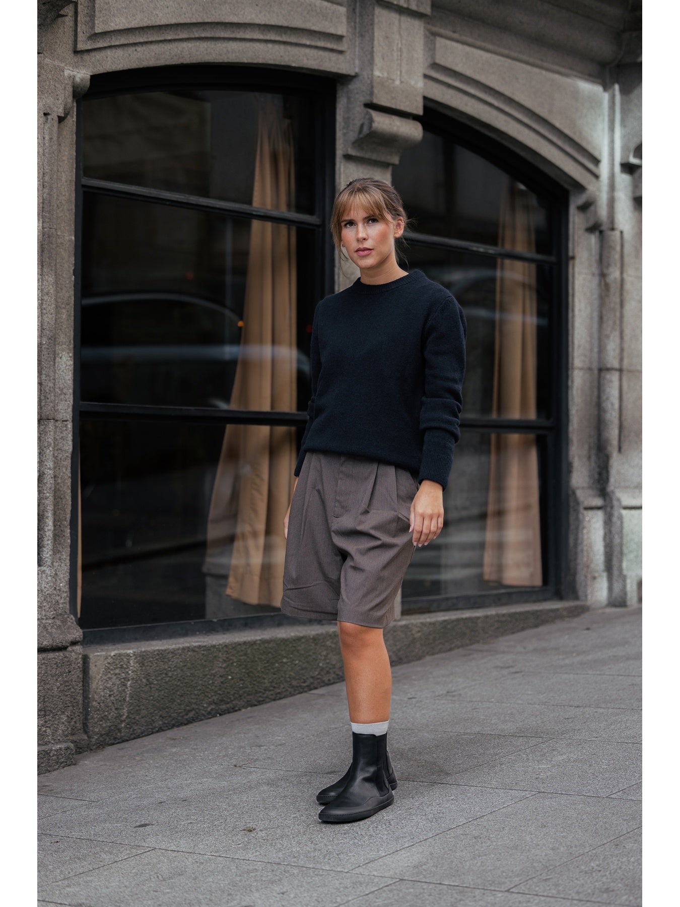 Shapen Chelsea botas VICTORY - Negro para mujer