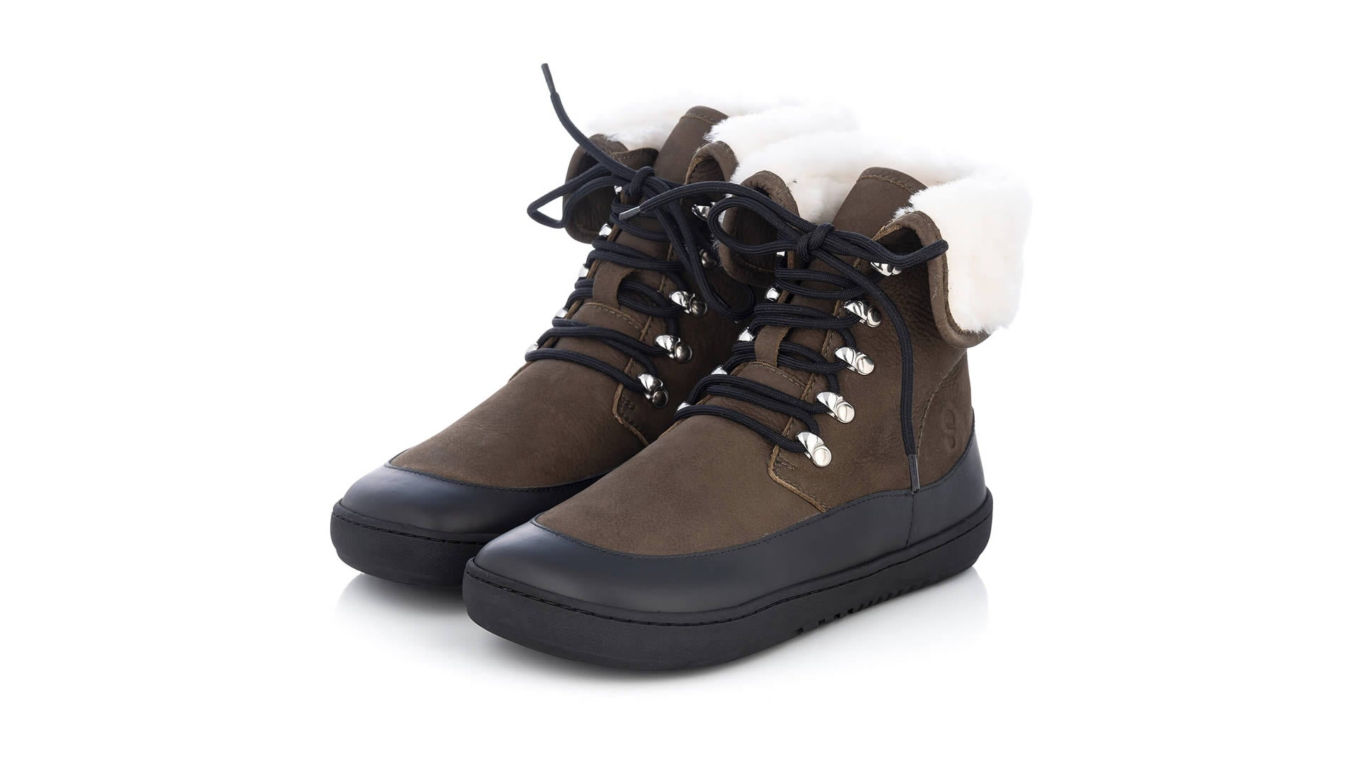 Barefoot boty Shapen Lynx 2.0 Dark Green – pohled zepředu zleva, moderní design a funkční provedení.